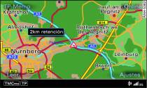 Informaciones de tráfico TMC/TMCpro en el mapa